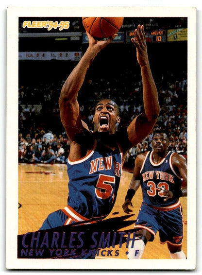 1994-95 Fleer Charles Smith New York Knicks #155