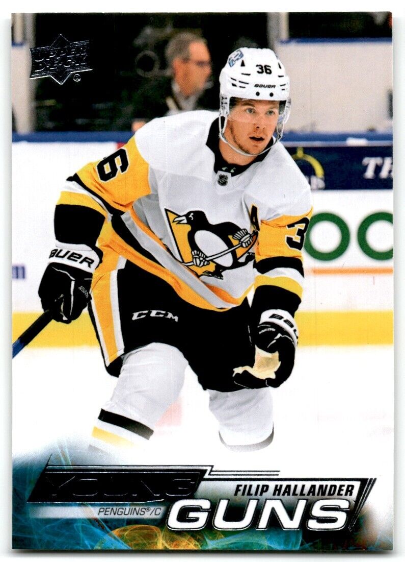 2022-23 Upper Deck Young Guns Filip Hallander Rookie Pittsburgh Penguins #477