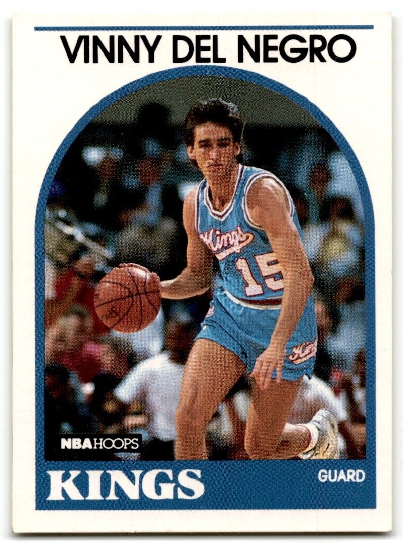 1989-90 NBA Hoops Vinny Del Negro Rookie Sacramento Kings #6