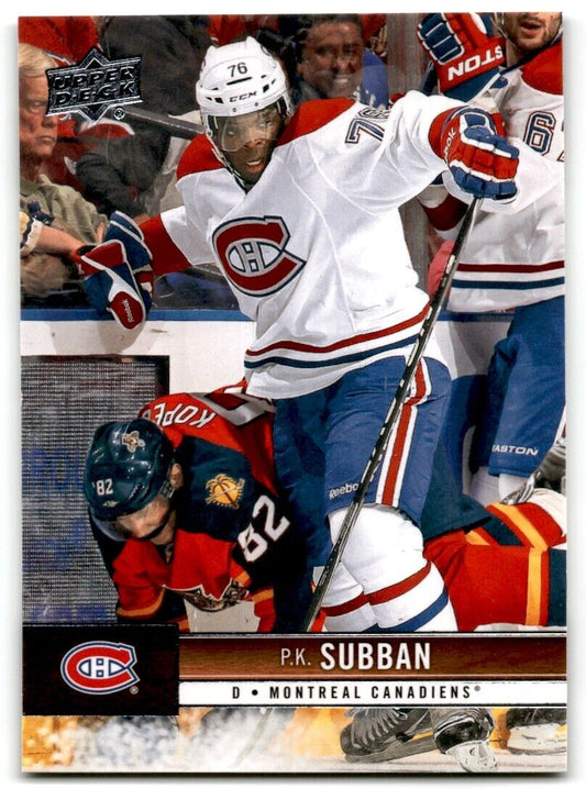 2012-13 Upper Deck P.K. Subban Montreal Canadiens #92