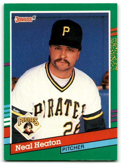 1991 Donruss Neal Heaton Pittsburgh Pirates #658