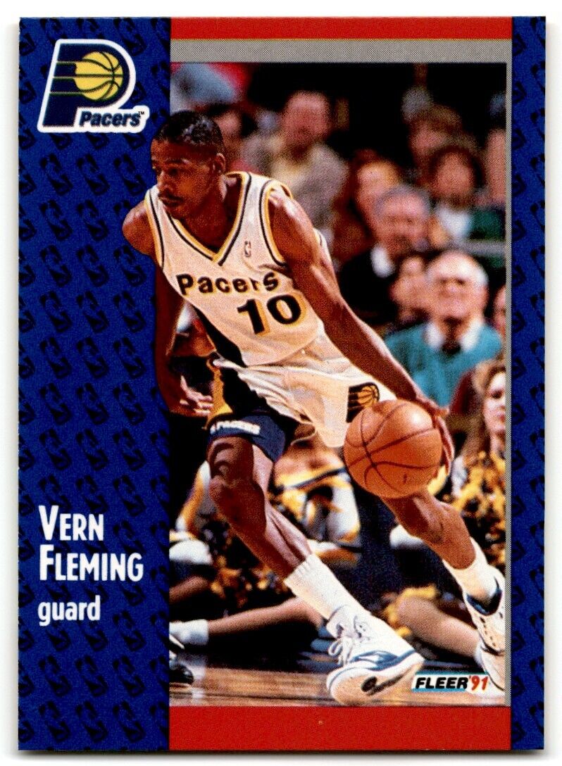 1991-92 Fleer Vern Fleming Indiana Pacers #81