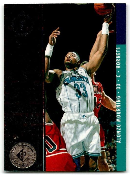 1994-95 SP Championship Die Cuts Alonzo Mourning Charlotte Hornets #3