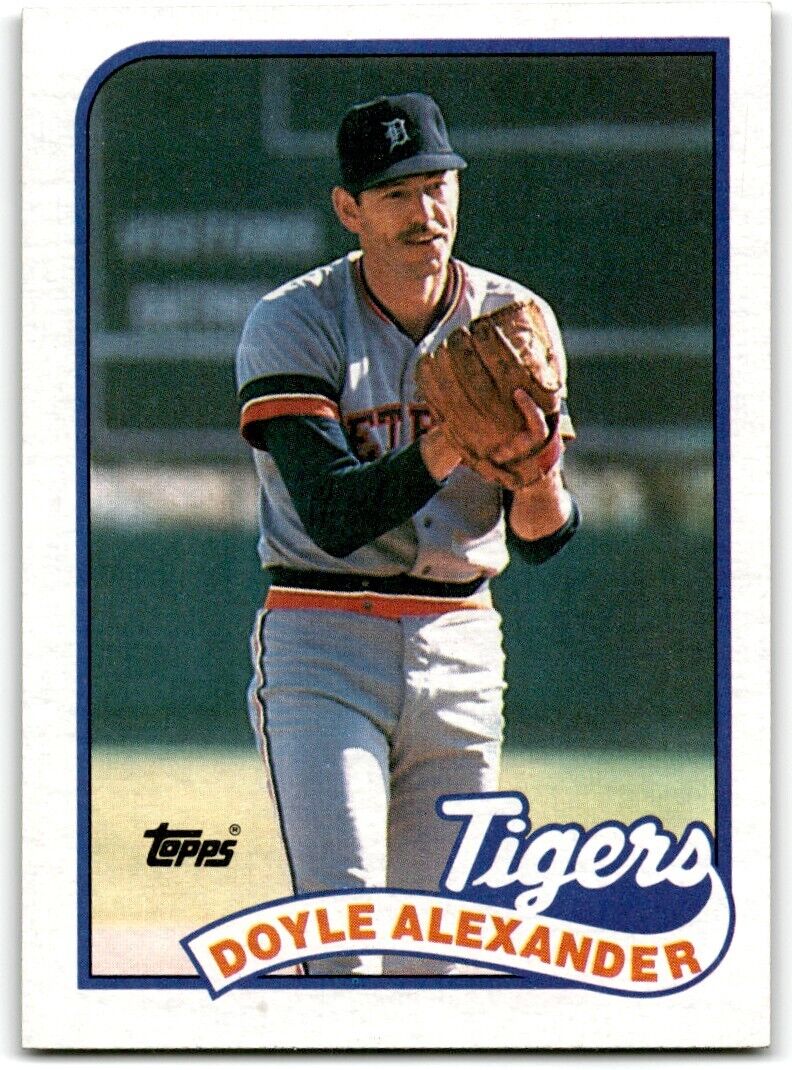 1989 Topps Doyle Alexander Detroit Tigers #77