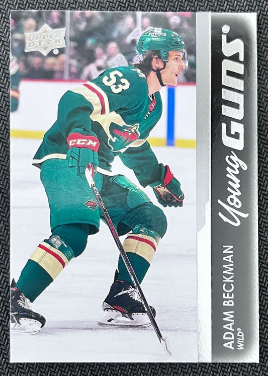 2021-22 Upper Deck Adam Beckman Rookie Minnesota Wild #733