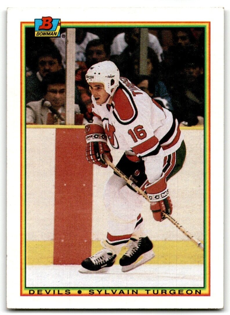 1990-91 Bowman Sylvain Turgeon New Jersey Devils #81