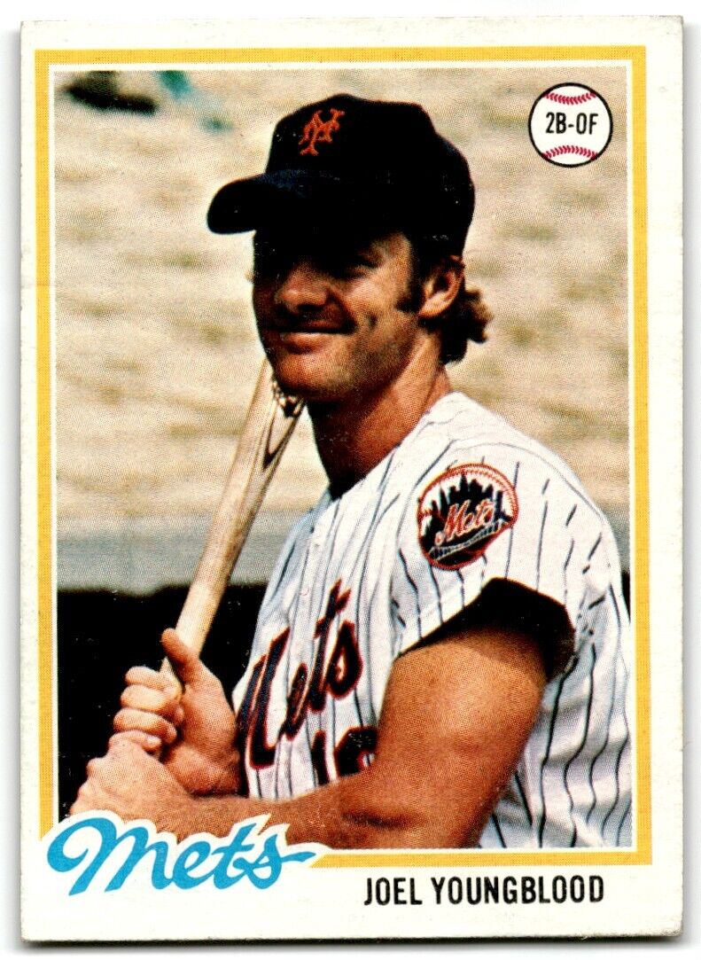 1978 Topps Joel Youngblood New York Mets #428