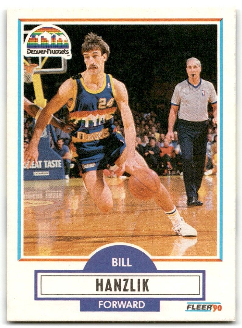 1990-91 Fleer Bill Hanzlik Denver Nuggets #49