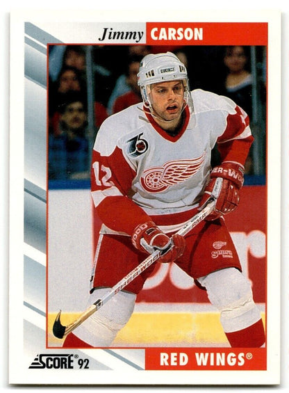 1992-93 Score Jimmy Carson Detroit Red Wings #9