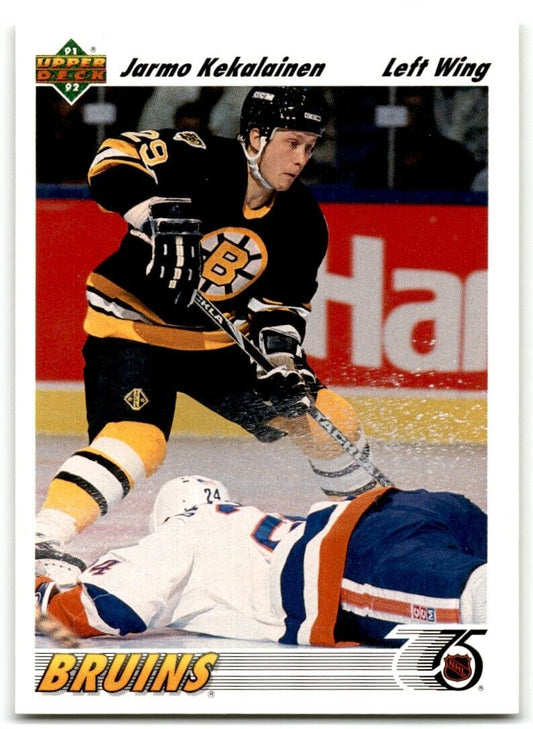 1991-92 Upper Deck French Jarmo Kekalainen Rookie Boston Bruins #108