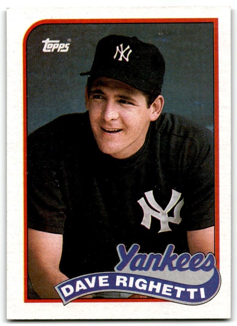 1989 Topps Dave Righetti New York Yankees #335