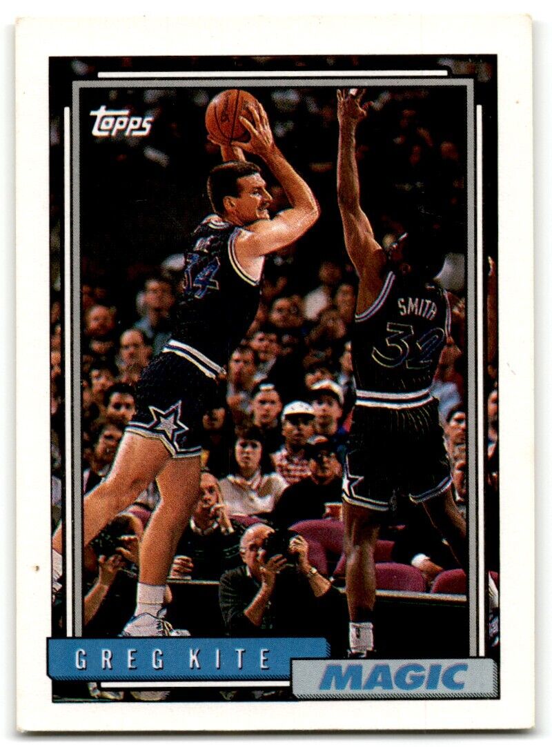 1992-93 Topps Greg Kite Orlando Magic #332