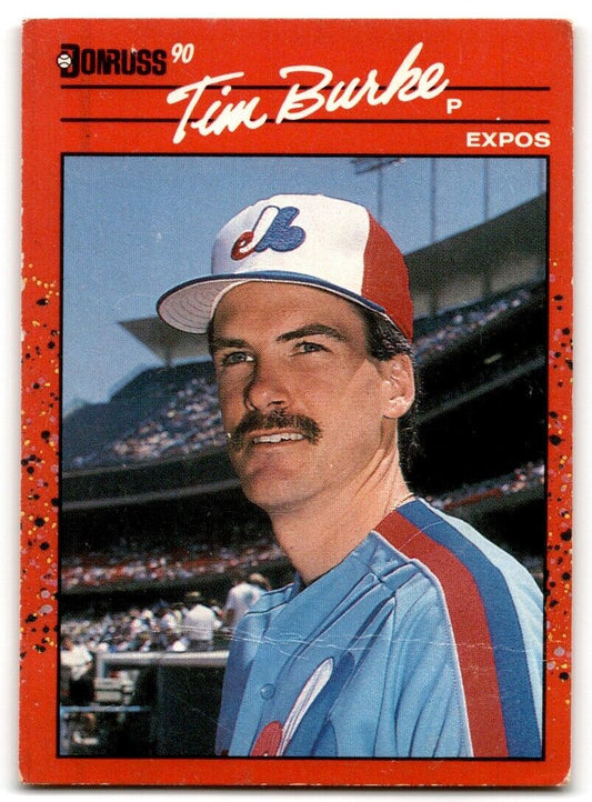 1990 Donruss Tim Burke Montreal Expos #334