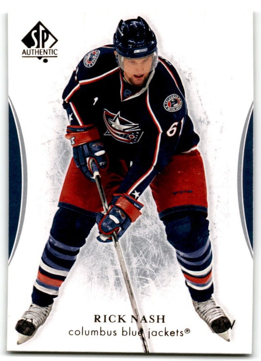 2007-08 SP Authentic Rick Nash Columbus Blue Jackets #63