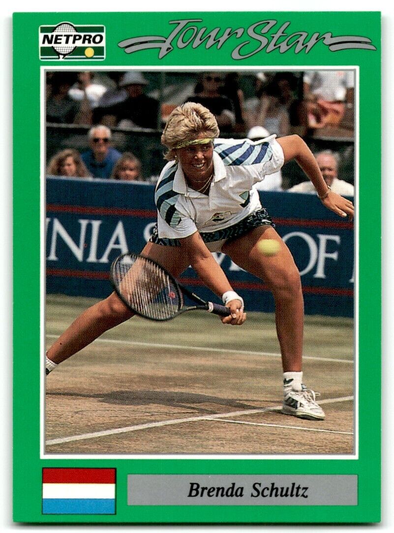 1991 Protennis player Cards Netpro Tour Star Brenda Schultz #72