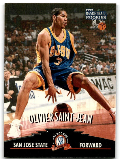 1997-98 Score Board Rookies Olivier Saint-Jean San Jose State Spartans #44