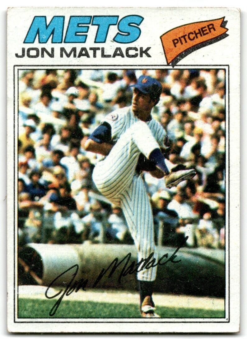 1977 Topps Jon Matlack New York Mets #440