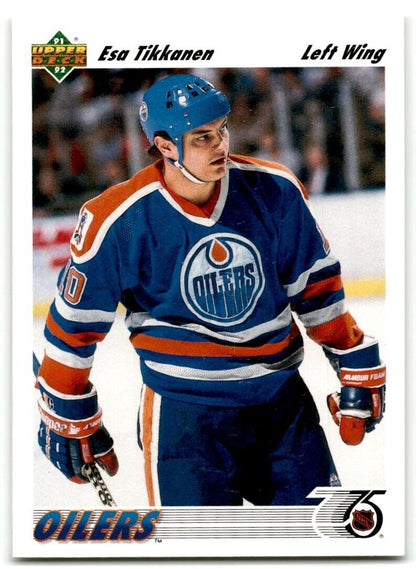 1991-92 Upper Deck French Esa Tikkanen Edmonton Oilers #182