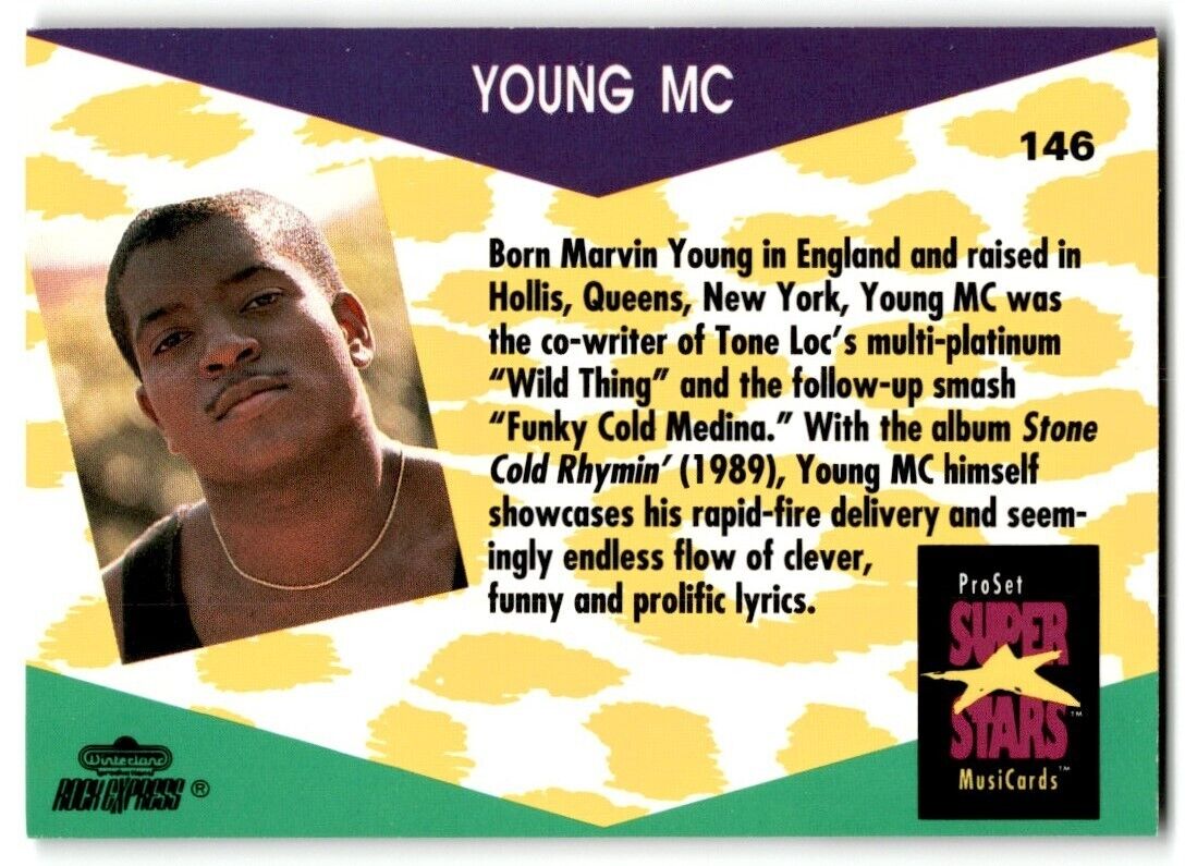 1991-92 ProSet Super Stars MusiCard Young MC #146