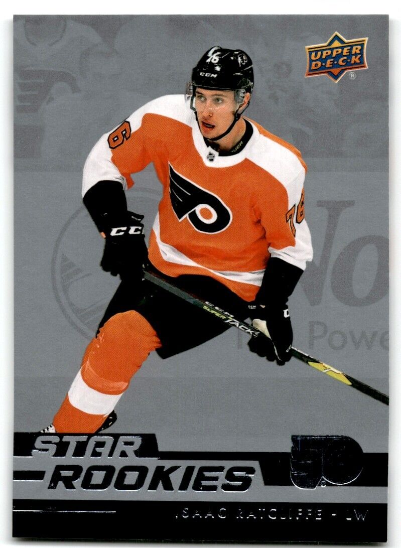 2022-23 Upper Deck Star Rookies Isaac Ratcliffe Rookie Philadelphia Flyers #21