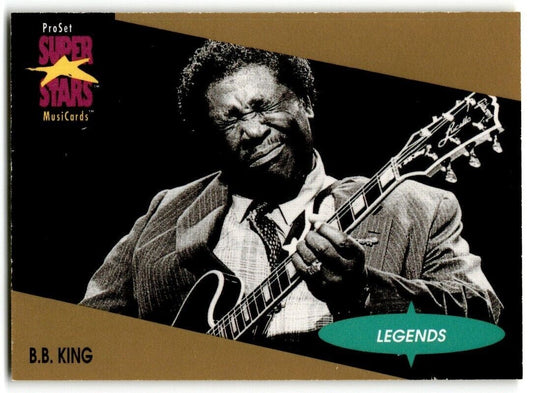 1991-92 ProSet Super Stars MusiCard B.B King #14