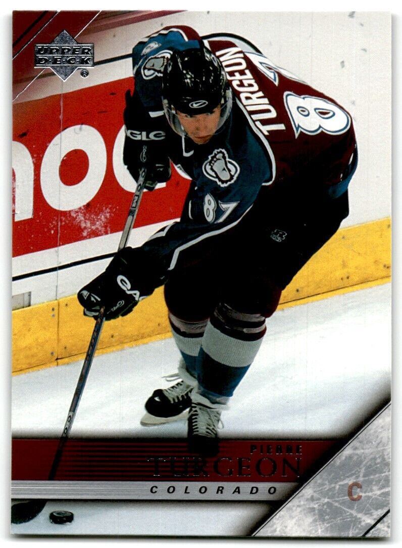 2005-06 Upper Deck Pierre Turgeon Colorado Avalanche #293