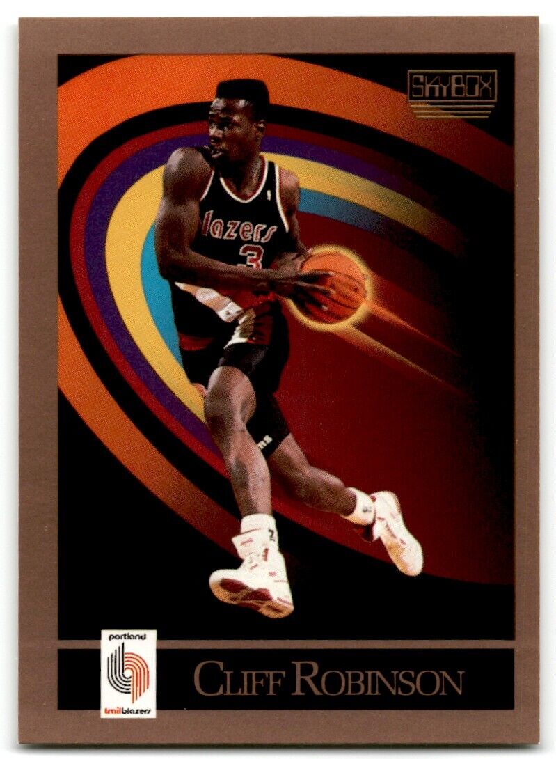 1990-91 SkyBox Cliff Robinson Rookie Portland Trail Blazers #239