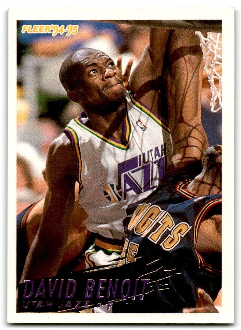 1994-95 Fleer David Benoit Utah Jazz #219