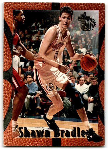 1994-95 Topps Embossed Shawn Bradley Philadelphia 76ers #71