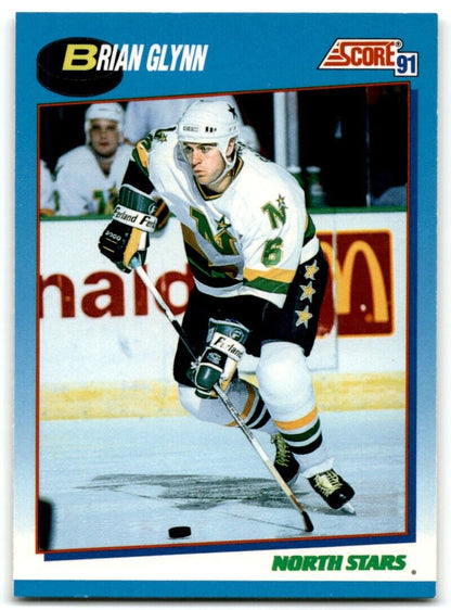 1991-92 Score Canadian Brian Glynn Rookie Minnesota North Stars #446