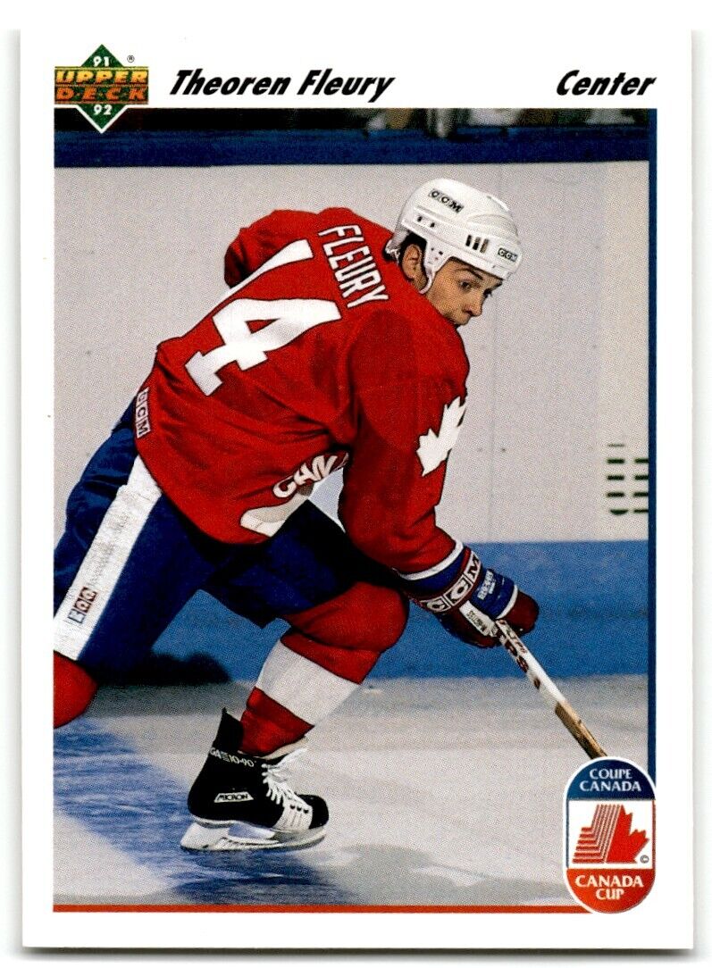 1991-92 Upper Deck Theo Fleury Canada #506