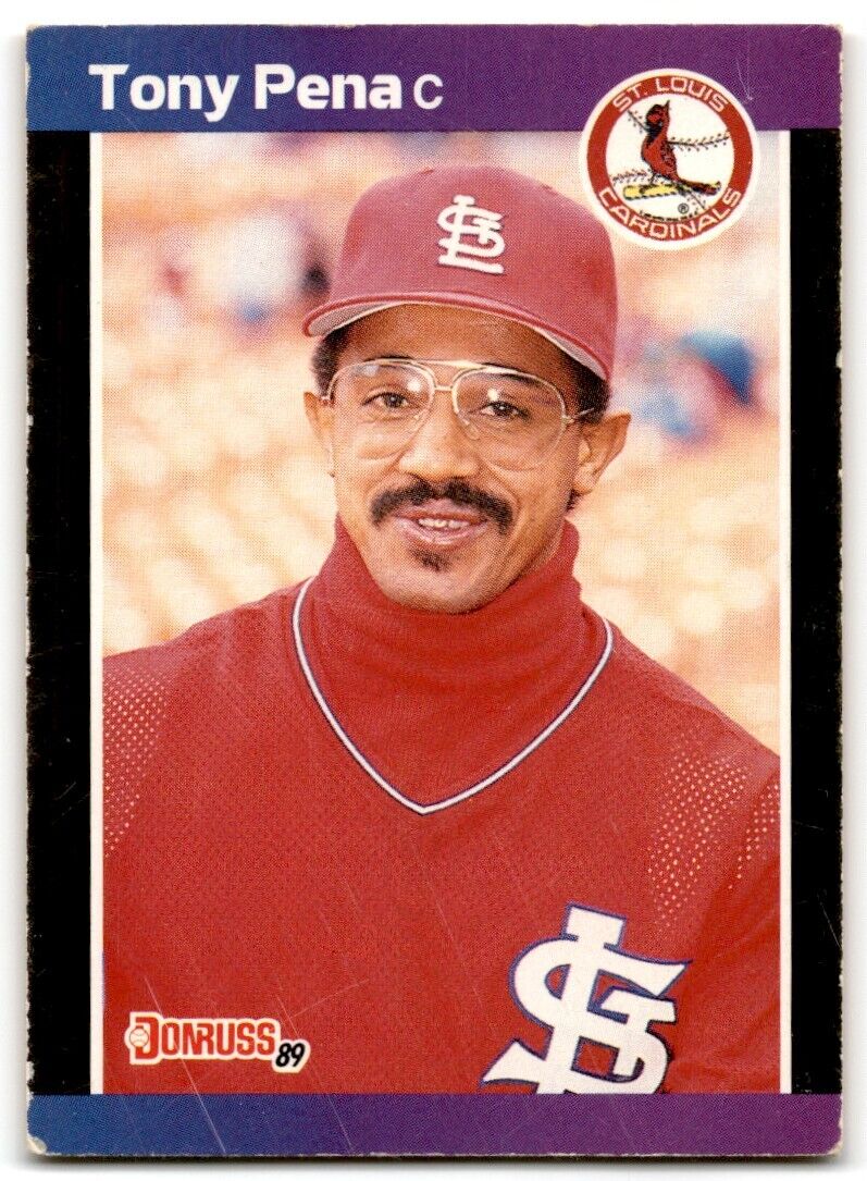 1989 Donruss Tony Pena St. Louis Cardinals #163