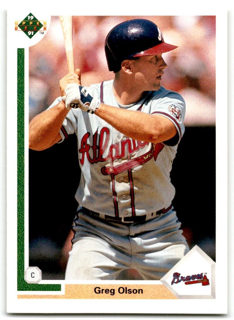 1991 Upper Deck Greg Olson Atlanta Braves #303