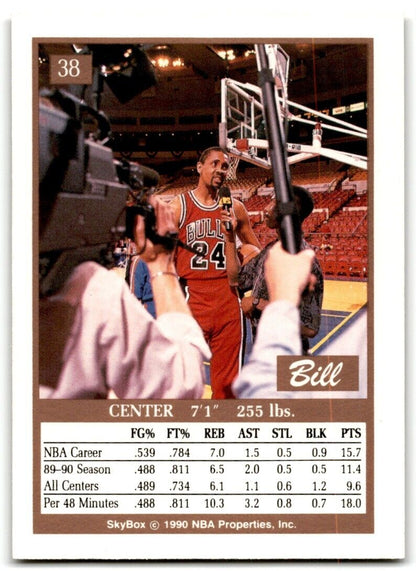 1990-91 SkyBox Bill Cartwright Chicago Bulls #38