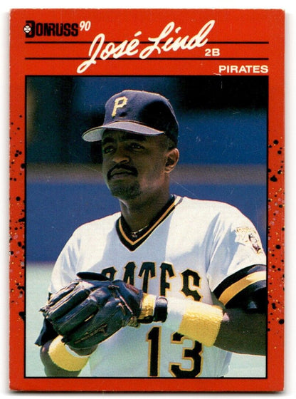 1990 Donruss Jose Lind Pittsburgh Pirates #172