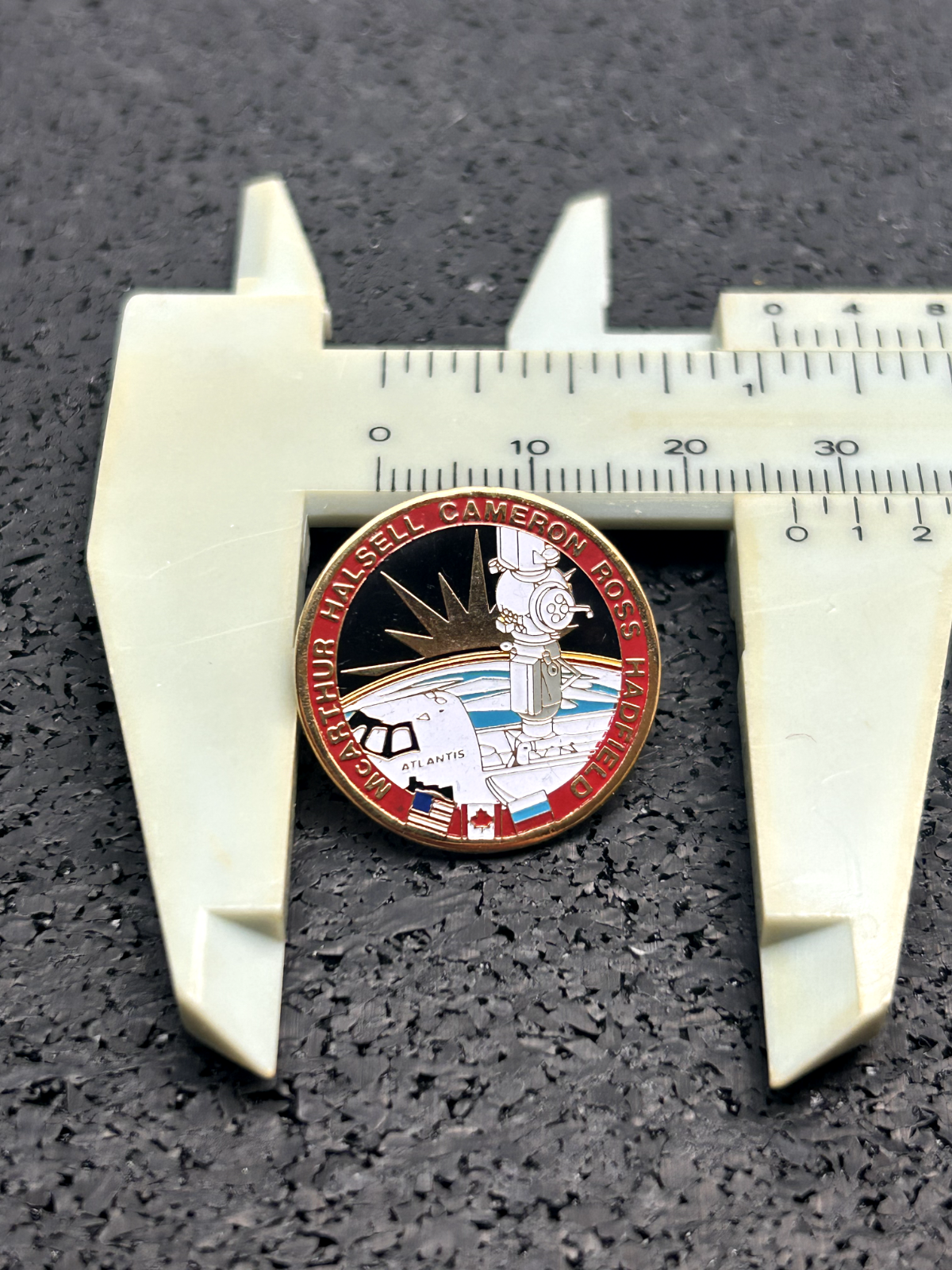 NASA Space Shuttle STS-74 Mission pin