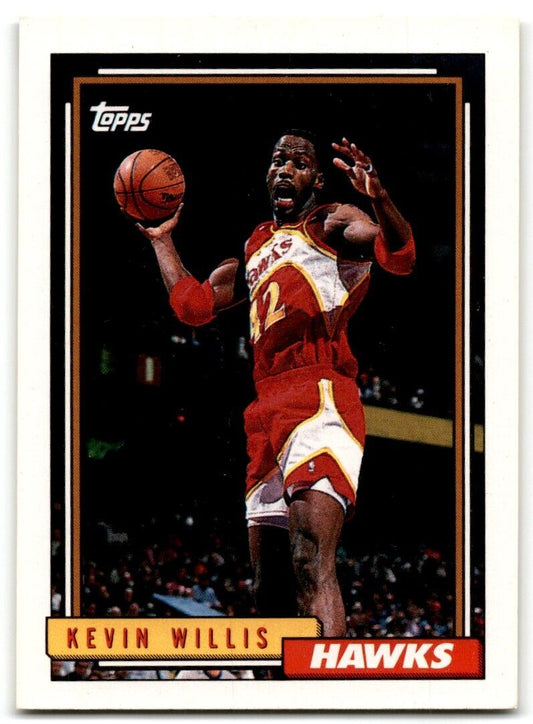 1992-93 Topps Kevin Willis Atlanta Hawks #266