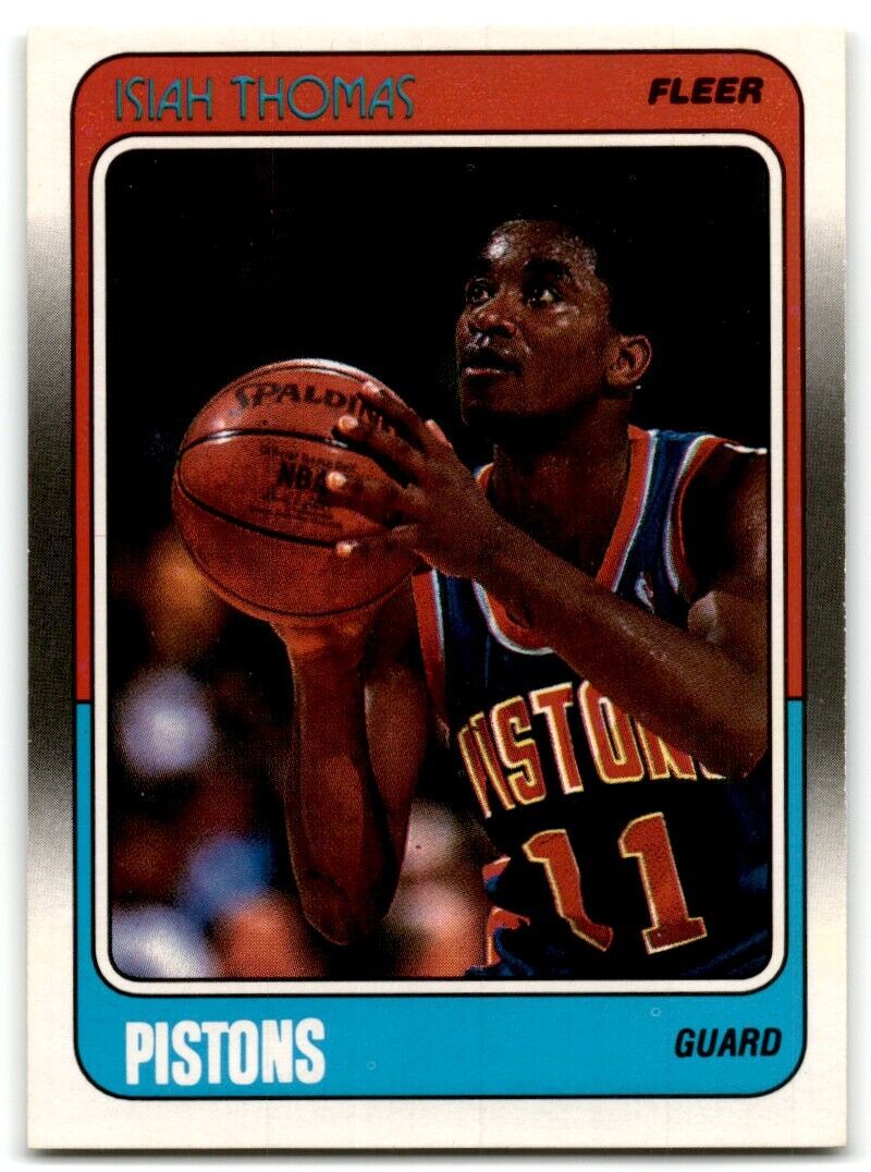 1988-89 Fleer Isiah Thomas Detroit Pistons #45