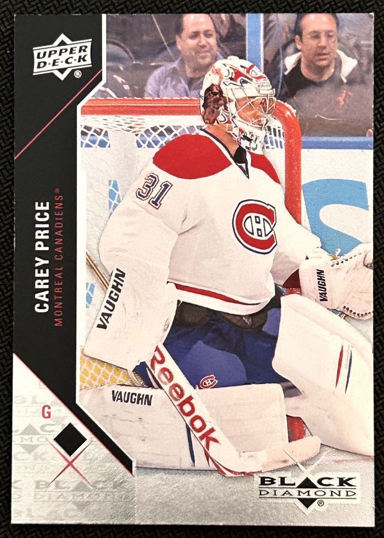 2011-12 Upper Deck Black Diamond Carey Price Montreal Canadiens #80