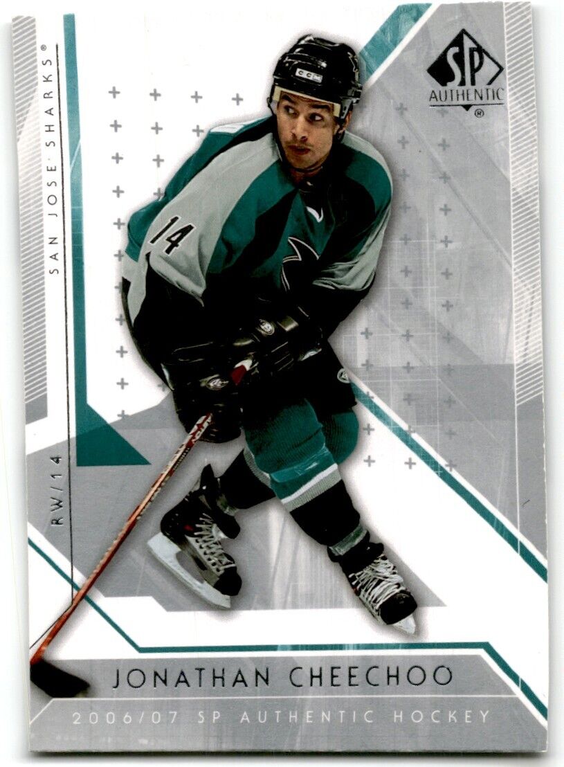 2006-07 SP Authentic Jonathan Cheechoo San Jose Sharks #18