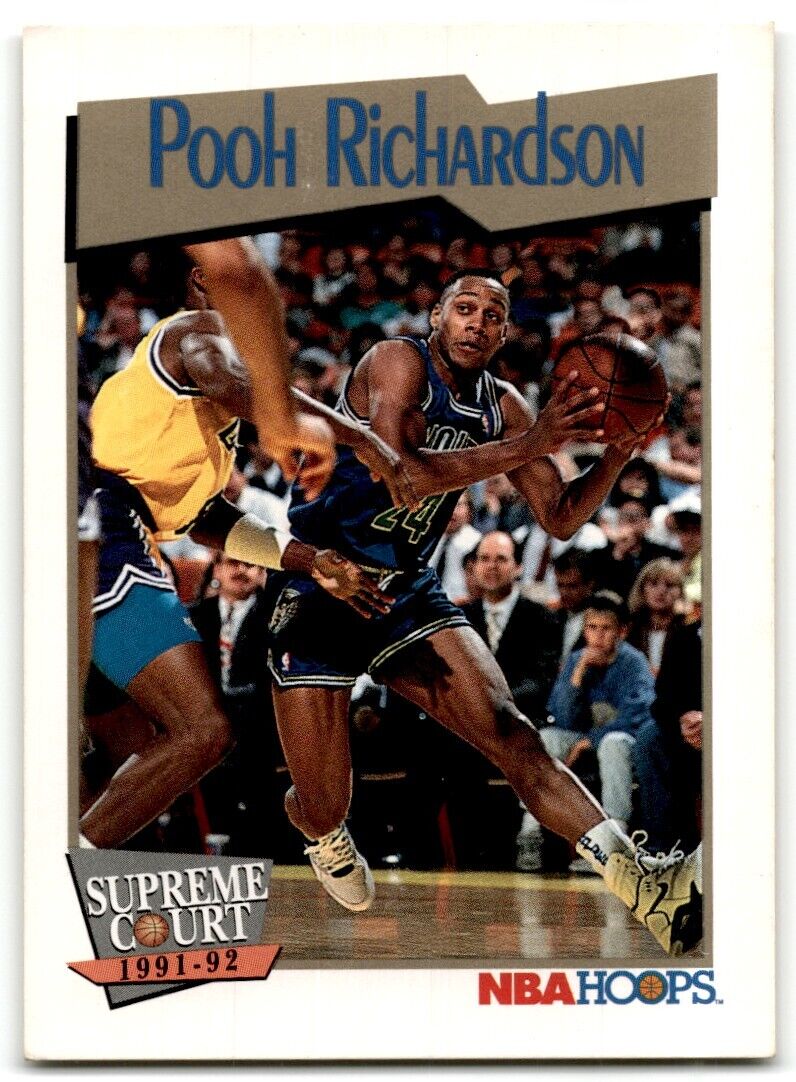 1991-92 Hoops Pooh Richardson Minnesota Timberwolves #480