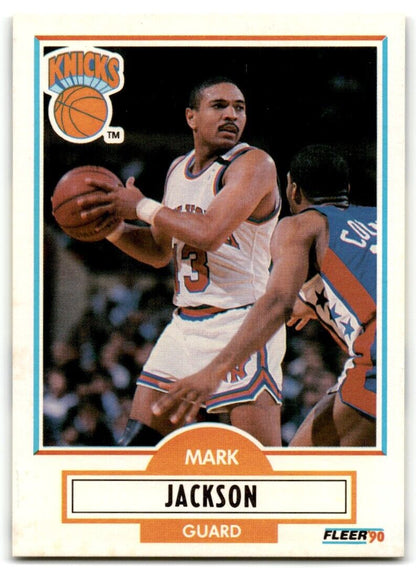 1990-91 Fleer Mark Jackson New York Knicks #126