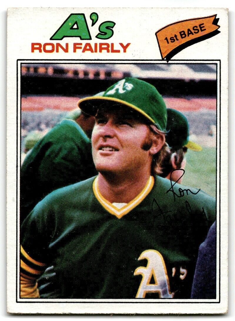 1977 Topps Ron Fairly Oakland Athletics #127