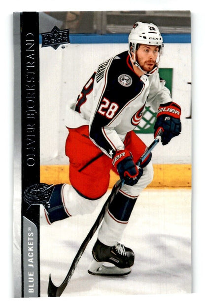 2020-21 Upper Deck Oliver Bjorkstrand Columbus Blue Jackets #52