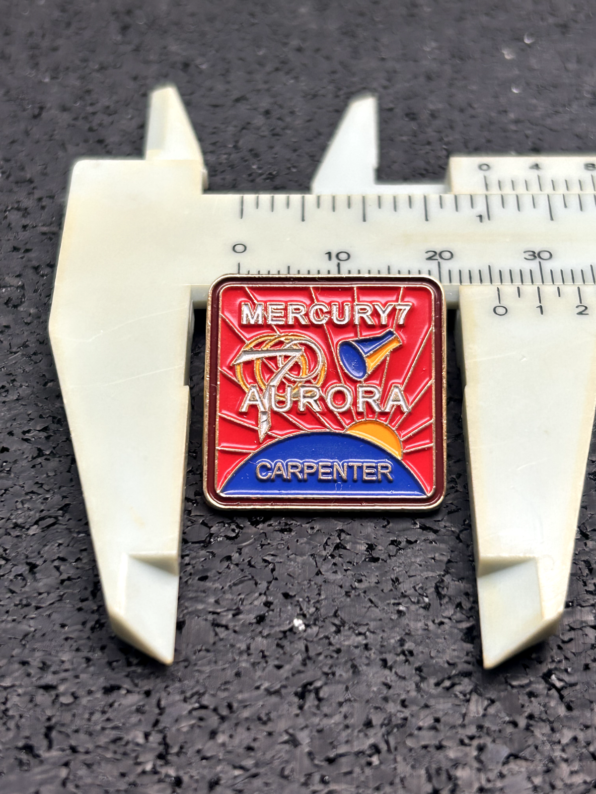 NASA PIN Mercury-Atlas 7 Aurora Scott Carpenter