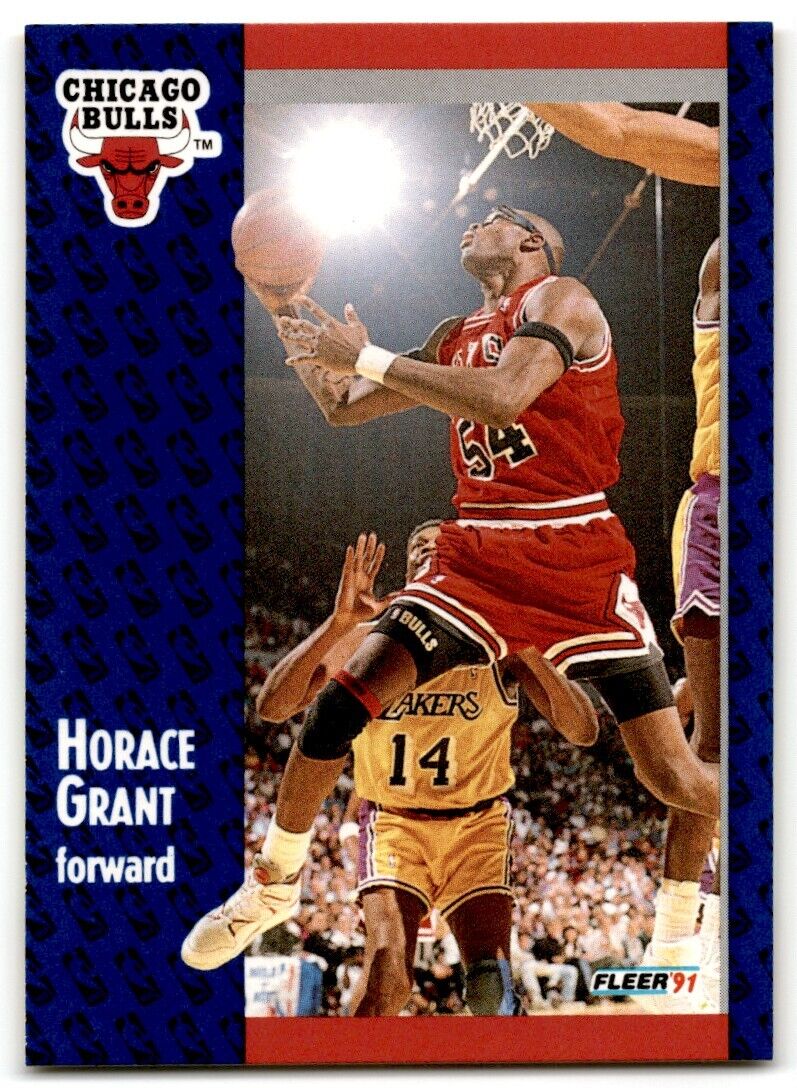 1991-92 Fleer Horace Grant Chicago Bulls #27