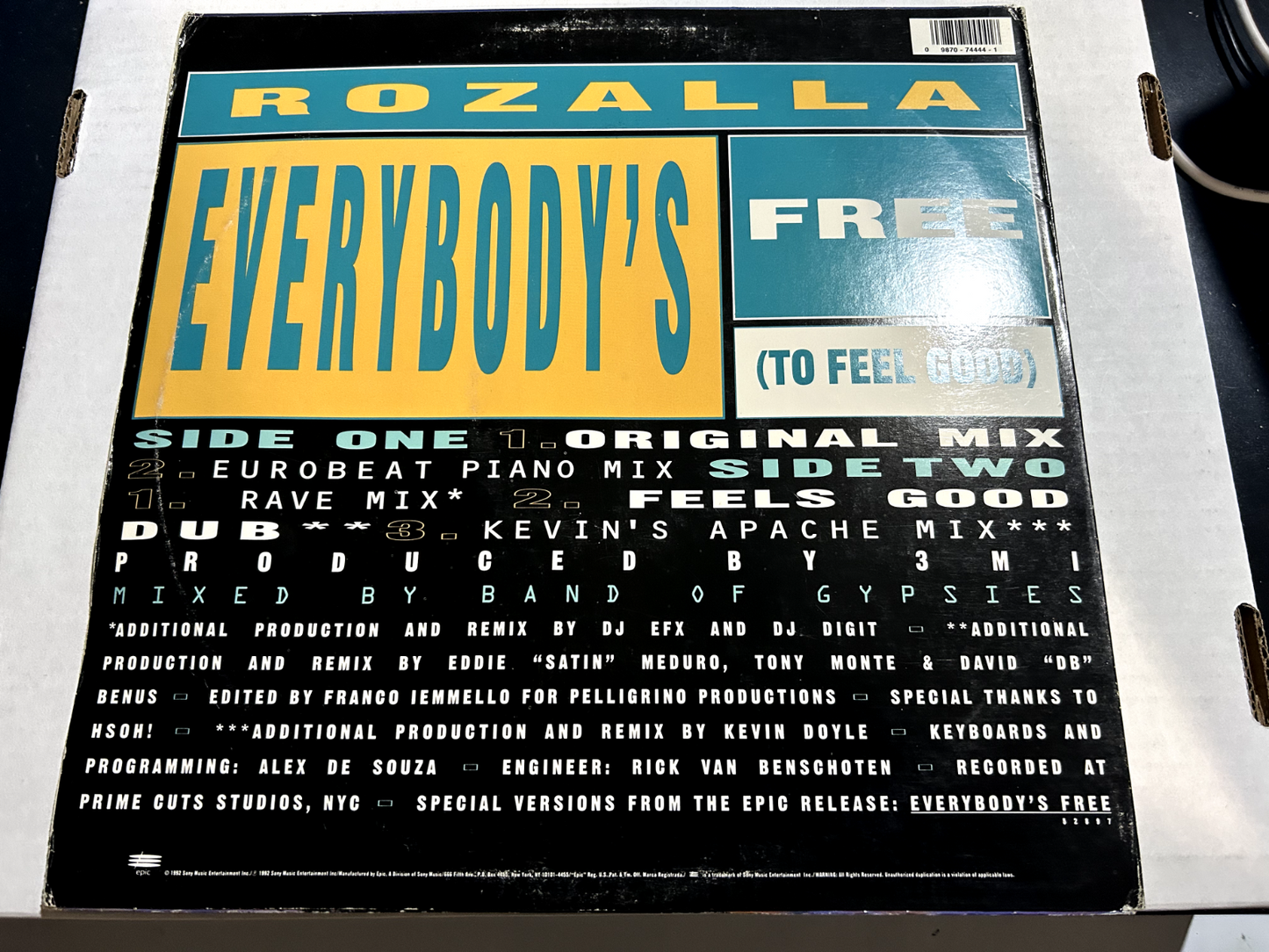 Rozalla – Everybody's Free (To Feel Good)