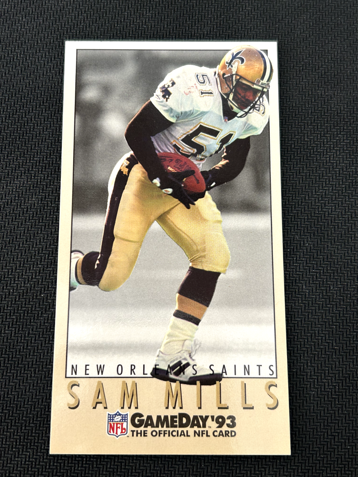 1993 GameDay Football Card #268 Sam Mills