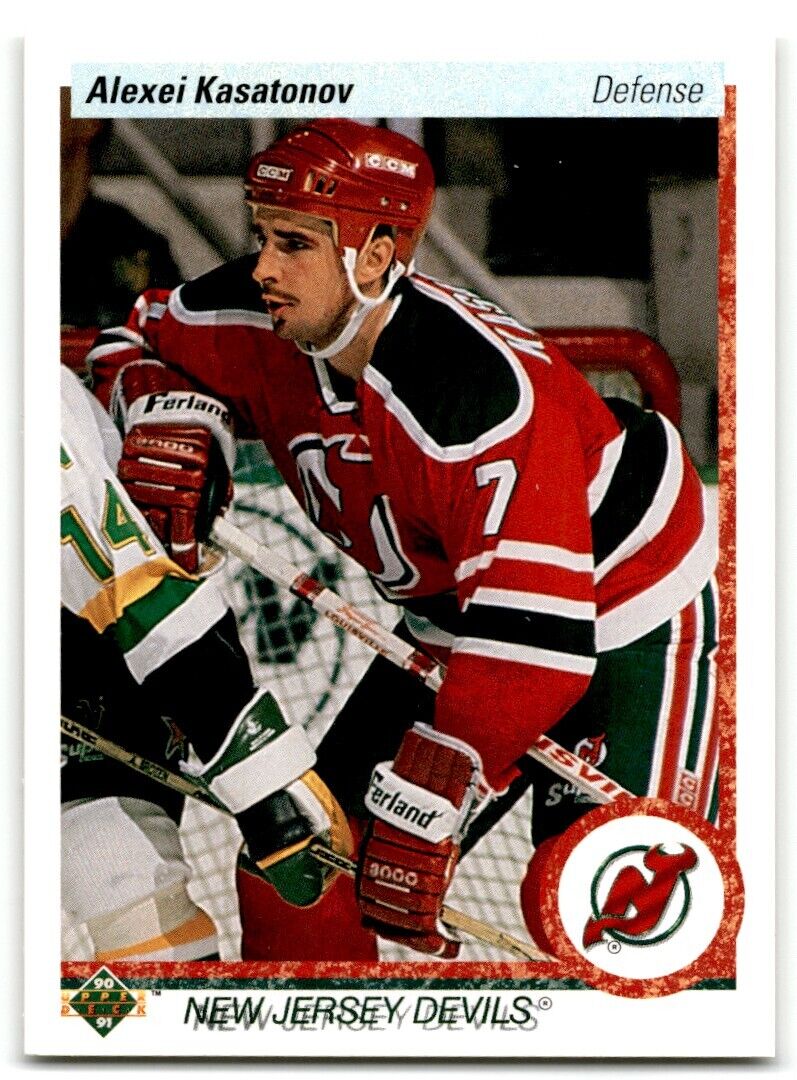 1990-91 Upper Deck Alexei Kasatonov Rookie New Jersey Devils #286