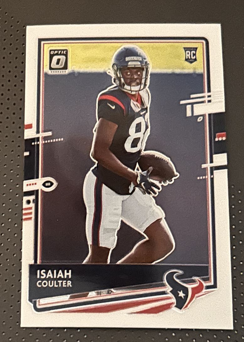 2020 Donruss Optic Isaiah Coulter Rookie Houston Texans #152